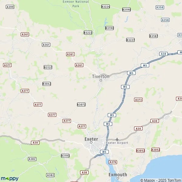 Map Silverton map of Silverton (EX5 4) and practical information